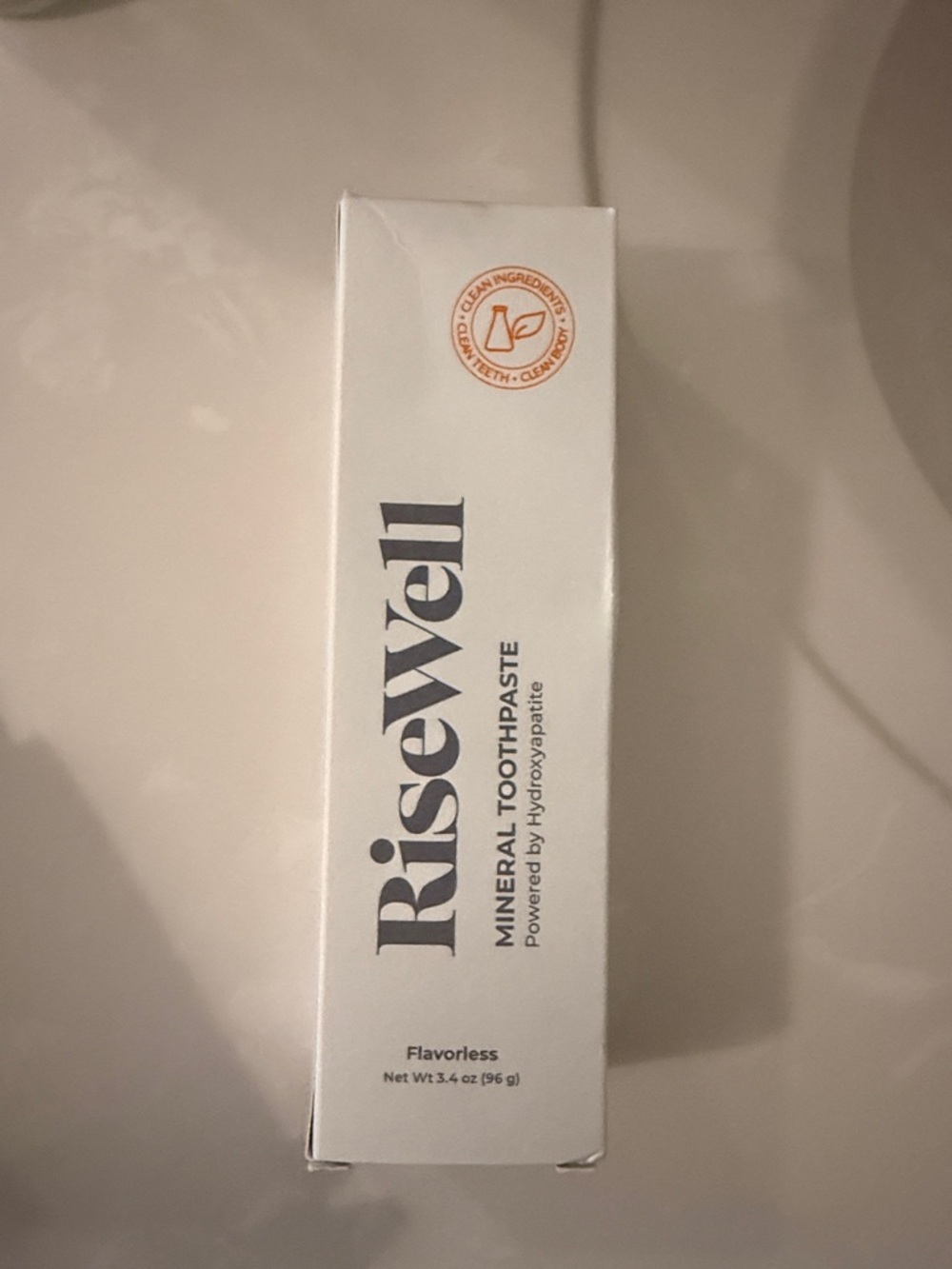 Flavorless Mineral Toothpaste — White